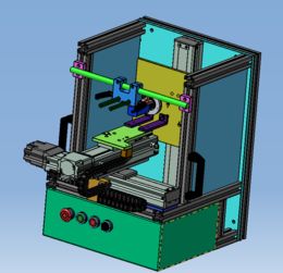 高精度视觉检测设备3D数模图纸与电子翻板装置详解 STP格式下载指南